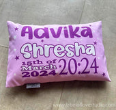 Birth Announcement Personalized Pillow